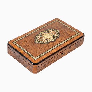 Caja de juegos vintage del siglo XIX