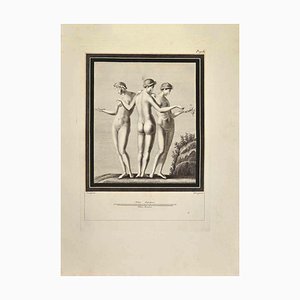 Ferdinando Campana, Le tre Grazie, Acquaforte, XVIII secolo
