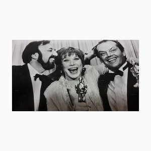 Desconocido, James Brooks, Shirley MacLaine y Jack Nicholson, Fotografía vintage, 1984