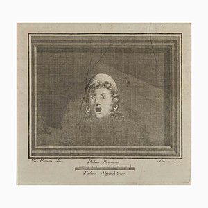 Nicola Vanni, Ancient Roman Fresco, Etching, 18th Century