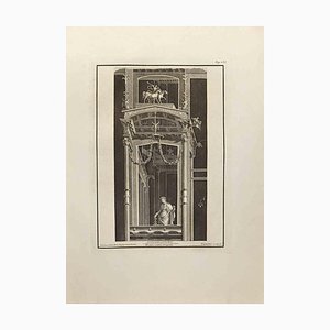 Nicola Vanni, Ancient Roman Fresco, Etching, 18th Century
