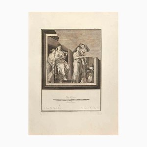 Francesco Cepparoli, Ancient Roman Fresco, Etching, 18th Century