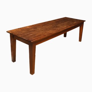 Oak Plank Top Refectory Table