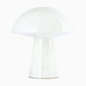 Large Glass Mushroom Table Lamp attributed to Limburg for Peill & Putzler, Germany, 1970s