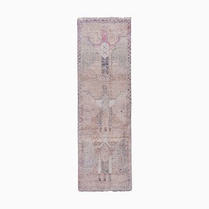 Tappeto Herki Runner vintage con aquila sbiadita, Turchia