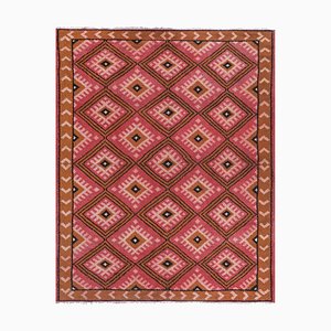 Vintage Moroccan Hand-Knotted Rug