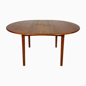 Vintage Danish Extendable Teak Dining Table by Willy Sigh for H. Sigh & Søn, 1960s
