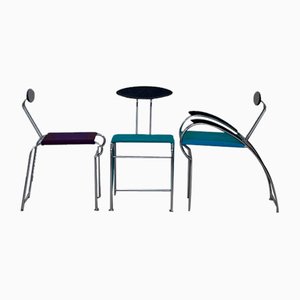 Modello Dynamic Chairs by Massimo Iosa Ghini for Moroso, 1980s, Set of 3