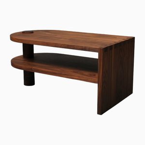 Architectural Handcrafted Walnut Sofa Table from Sum Furniture