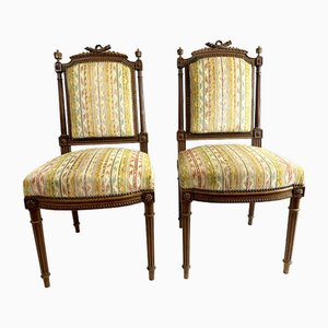 Louis XVI Style Chairs, Set of 2