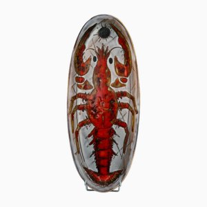 Oval Lobster Dish by Monique Brunner, 1960s