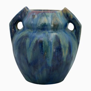 French Stoneware Vase, 1930s
