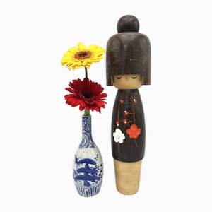 Bambola Sosaku Kokeshi di Usaburo, Giappone, anni '60