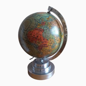 Art Deco Illuminated Terrestrial Globe, 1930s