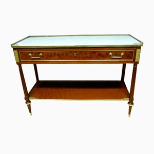 Louis XVI Console Table in Mahogany