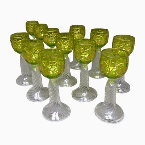 Rhinestone Wine Glasses, Set of 12