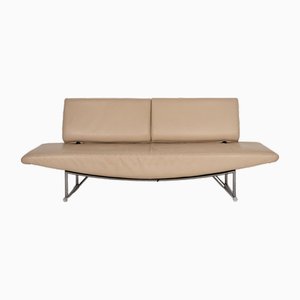 Beige Leather Cirrus Two Seater Sofa from Cor