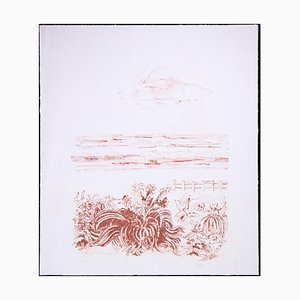 Sandro Sanna, Das Meer, Original Lithographie, 1969