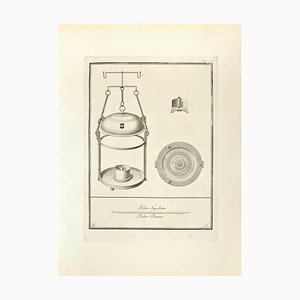 Nicola Fiorillo, Roman Lantern, Etching, 18th Century