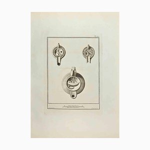 Filippo de Grado, Ancient Still Life 4, Etching, 18th Century