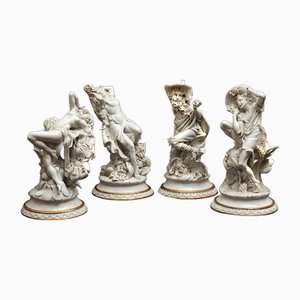 Skulpturen der 4 Jahreszeiten von Roberto Brambilla, 1800er, 4er Set