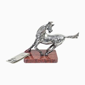 Sculpture of Running Horse by Fernando Regazzo, 1986