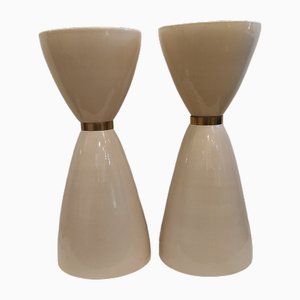 Zaccagnini Floor Lamps in Ceramic, 1960s, Set of 2