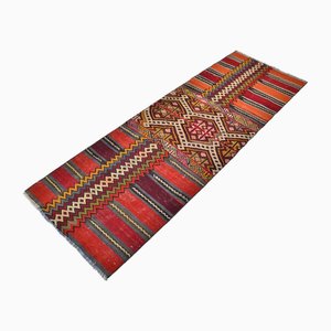 Tappeto Kilim Runner in lana con decoro naturale