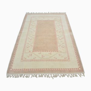 Antique Tan and Beige Area Rug