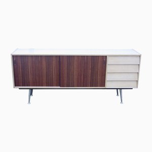 Credenza su gambe in ottone, anni '50