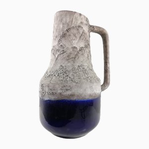 Grand Vase Bleu en Céramique, 1960s
