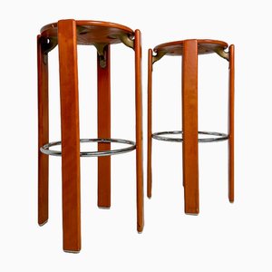 Vintage Stools by Bruno Rey for Kusch & Co., 1970s, Set of 2