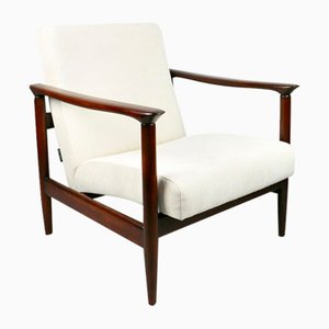 White GFM-142 Armchair attributed to Edmund Homa, 1970s
