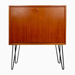 Vintage Kommode aus Teak mit Barfach, 1960er