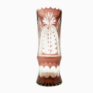 Postmodern Vase from Hortensja Glassworks, Poland, 1970s