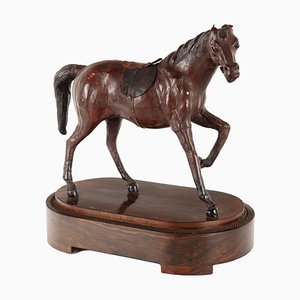 Horse Figure in Leather