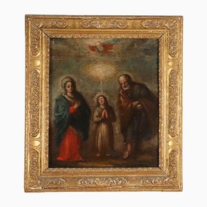The Holy Family, Oil on Canvas, Framed