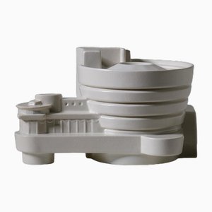 Guggenheim Ceramic Sculpture by A.Ba.Co. for New Land, Italy, 1970s