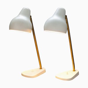 Lámparas de mesa atribuidas a Vilhelm Lauritzen & Louis Poulsen, años 50