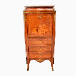 French Secretaire with Marble Top, 1890s