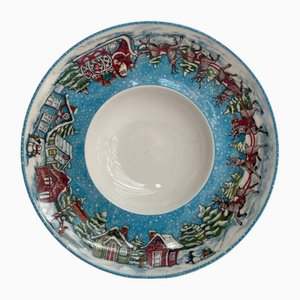 Plato navideño profundo de porcelana de Villeroy & Boch
