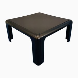 Vintage Black Plastic Coffee Table by Gae Aulenti for Kartell, 1970s