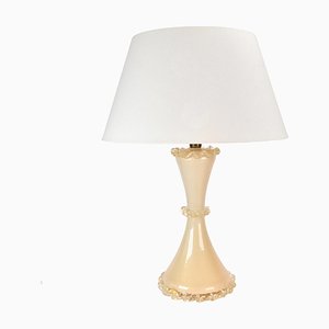 Goldene Flakes Tischlampe aus Muranoglas von Pietro Toso