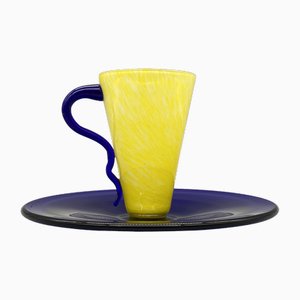 Murano Glass Cup by Ivan Baj for Arcade, Italy