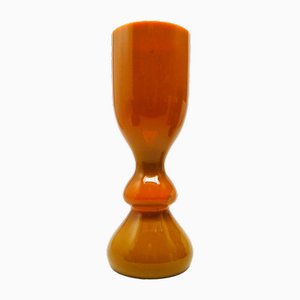 Vase Postmoderne de Sudety Glassworks, Pologne, 1970s