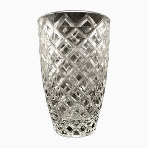 Vaso Art Deco di Hortensja Glassworks, Polonia, anni '70