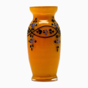 Art Deco Vase von Welz Glassworks, Ehemalige Tschechoslowakei, 1920er