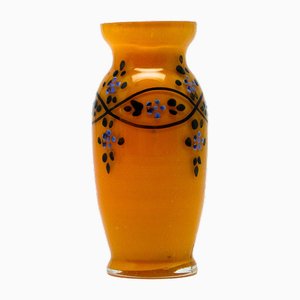 Vaso Art Deco di Welz Glassworks, Ex Cecoslovacchia, anni '20