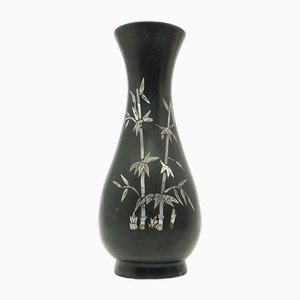 Vietnamese Wood Vase, 1950s
