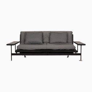 Pepper 3-Seater Bed Sofa in Gray Fabric from Arflex